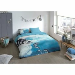 Pure Dekbedovertrek "Jump" - Blauw - (200x220 Cm) -Cinderella Winkel 1000083869 0101