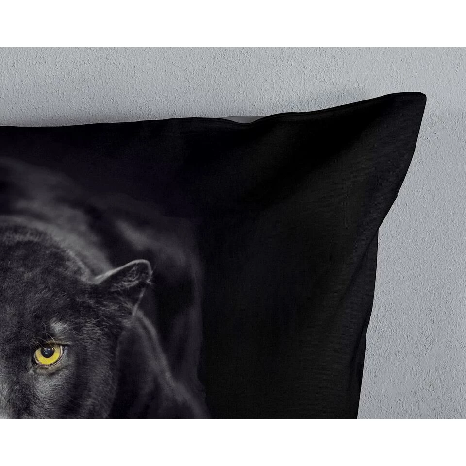 Pure Dekbedovertrek "Panter" - Zwart - (140x220 Cm) 4 Pure Dekbedovertrek "Panter" - Zwart - (140x220 Cm) - Afbeelding 2