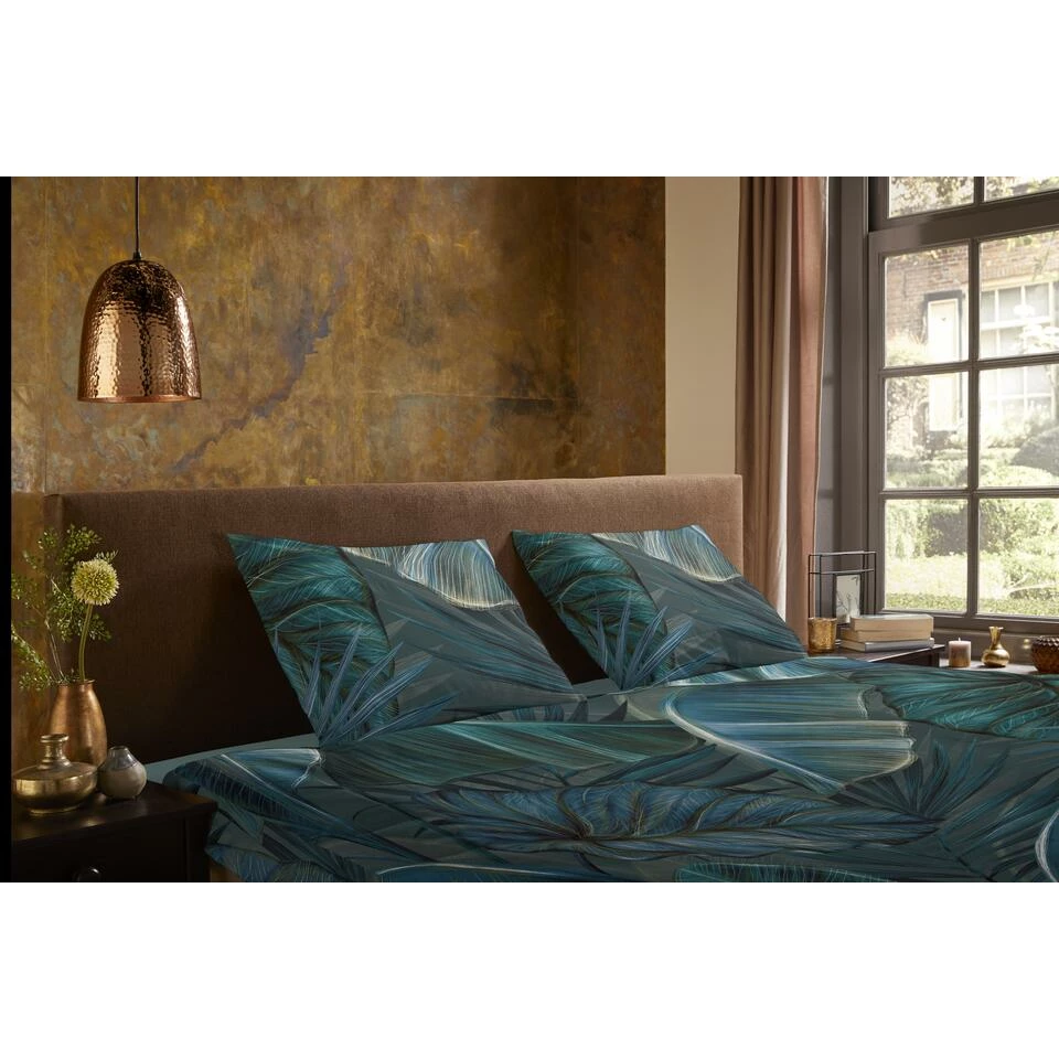 Pure Dekbedovertrek "Joost" - Petrol - (240x220 Cm) 5 Pure Dekbedovertrek "Joost" - Petrol - (240x220 Cm) - Afbeelding 3