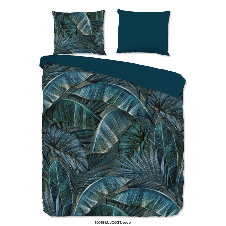 Pure Dekbedovertrek "Joost" - Petrol - (240x220 Cm) 3 Pure Dekbedovertrek "Joost" - Petrol - (240x220 Cm)