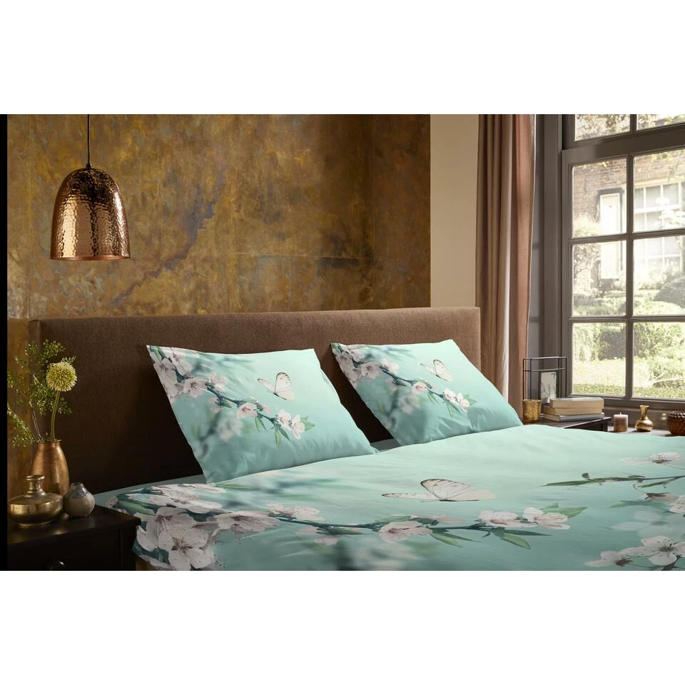 Pure Dekbedovertrek "Bibi" - Groen - (200x220 Cm) 5 Pure Dekbedovertrek "Bibi" - Groen - (200x220 Cm) - Afbeelding 3