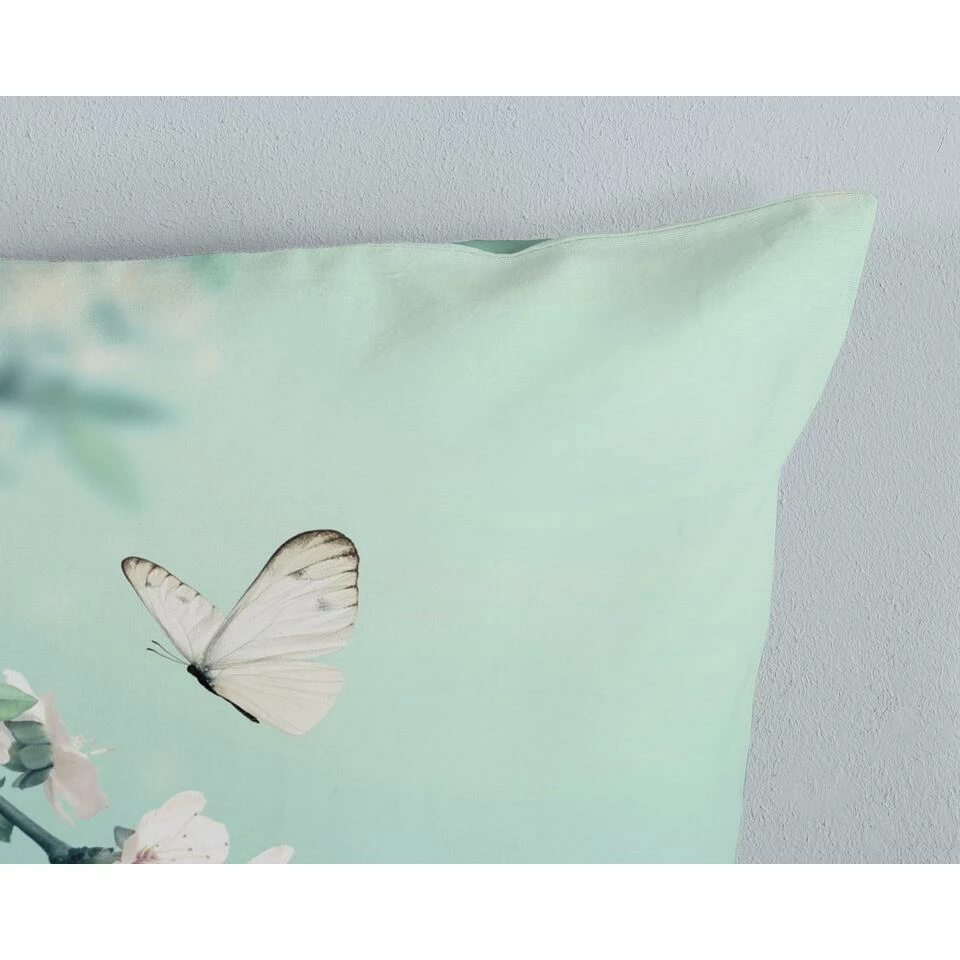 Pure Dekbedovertrek "Bibi" - Groen - (200x220 Cm) 6 Pure Dekbedovertrek "Bibi" - Groen - (200x220 Cm) - Afbeelding 4