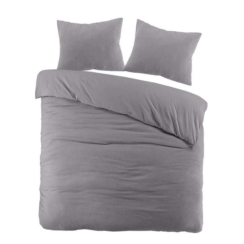 Papillon Dekbedovertrek Rome - 240x200/220 - Grijs 3 Papillon Dekbedovertrek Rome - 240x200/220 - Grijs