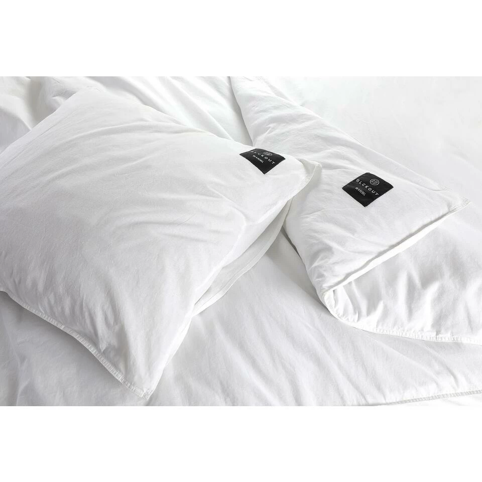 BLCKOUT Dekbedovertrek Oslo - 140x200/220 - Wit 5 BLCKOUT Dekbedovertrek Oslo - 140x200/220 - Wit - Afbeelding 3
