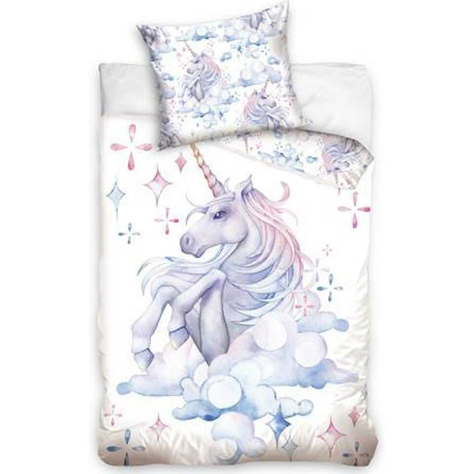 Animal Pictures Dekbedovertrek, Unicorn - Eenpersoons - 140 X 200 Cm - Katoen 3 Animal Pictures Dekbedovertrek, Unicorn - Eenpersoons - 140 X 200 Cm - Katoen