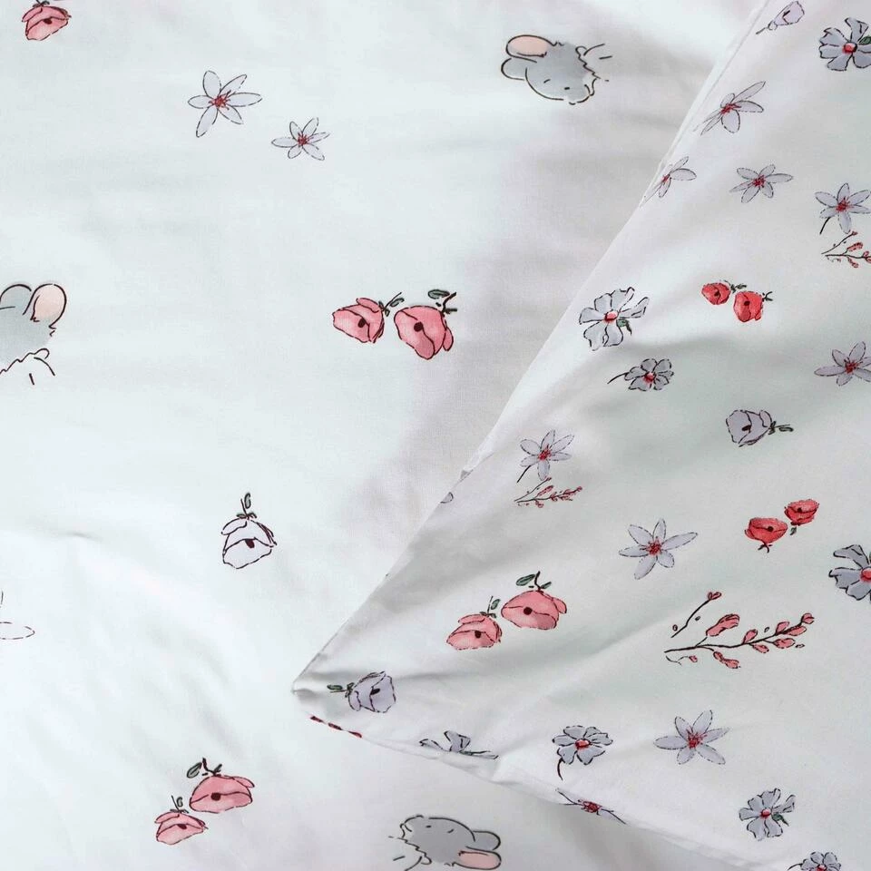 Ernest Et Célestine Dekbedovertrek, Jardin - 140 X 200 Cm - Katoen 6 Ernest Et Célestine Dekbedovertrek, Jardin - 140 X 200 Cm - Katoen - Afbeelding 4