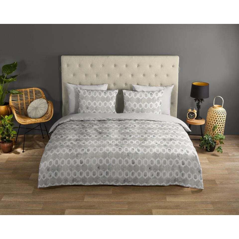 Good Morning Dekbedovertrek "Roma" - Zand - (200x220 Cm) 4 Good Morning Dekbedovertrek "Roma" - Zand - (200x220 Cm) - Afbeelding 2