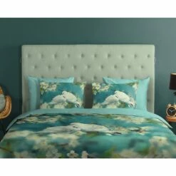 Good Morning Dekbedovertrek "Loving" - Aqua - (240x220 Cm) -Cinderella Winkel 1000092756 0110