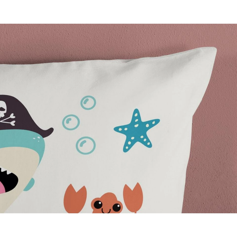 Good Morning Dekbedovertrek "Seaworld" - Multi - (140x220 Cm) 6 Good Morning Dekbedovertrek "Seaworld" - Multi - (140x220 Cm) - Afbeelding 4