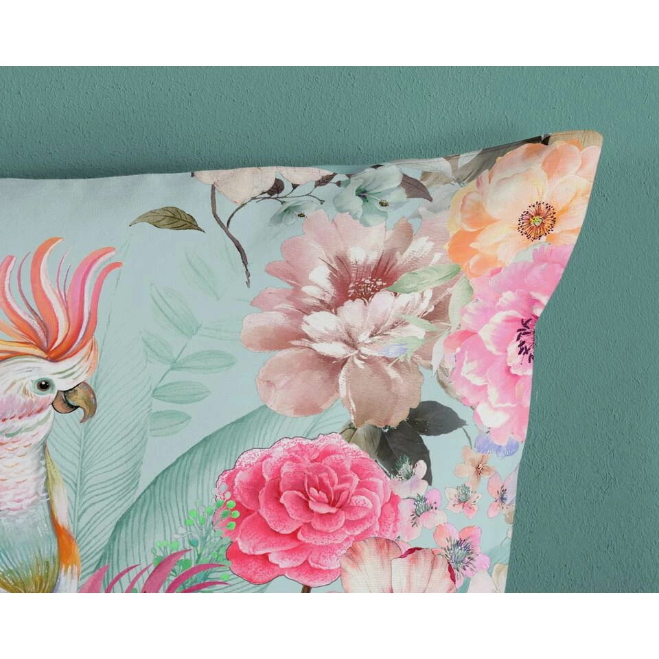 Good Morning Dekbedovertrek "Emma" - Aqua - (200x220 Cm) 6 Good Morning Dekbedovertrek "Emma" - Aqua - (200x220 Cm) - Afbeelding 4