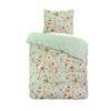 Papillon Dekbedovertrek Nora- 140x200/220- Groen -Cinderella Winkel 1000093518