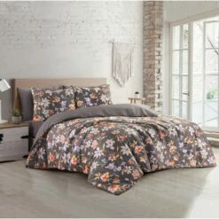 Papillon Dekbedovertrek Nora- 140x200/220- Grijs -Cinderella Winkel 1000093536 0101