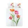 Papillon Dekbedovertrek Tulips - 200x200/220 Cm - Wit -Cinderella Winkel 1000093556