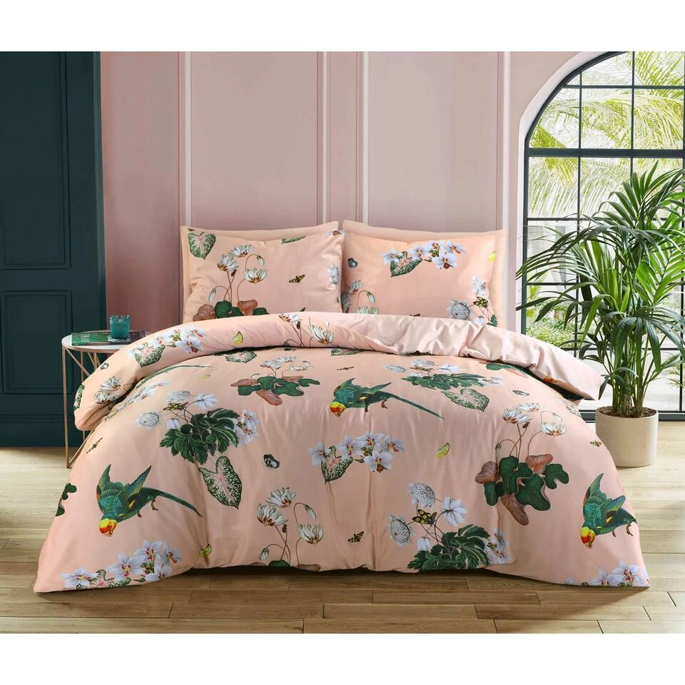 Papillon Dekbedovertrek Parrot - 200x200/220 Cm 4 Papillon Dekbedovertrek Parrot - 200x200/220 Cm - Afbeelding 2