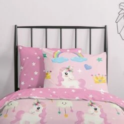 Good Morning Dekbedovertrek "Unilove" - Roze - (120x150 Cm) -Cinderella Winkel 1000094416 0103