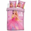 Barbie Dekbedovertrek Unicorn Princess - 140 X 200 + 65 X 65 Cm - Katoen -Cinderella Winkel 1000095909