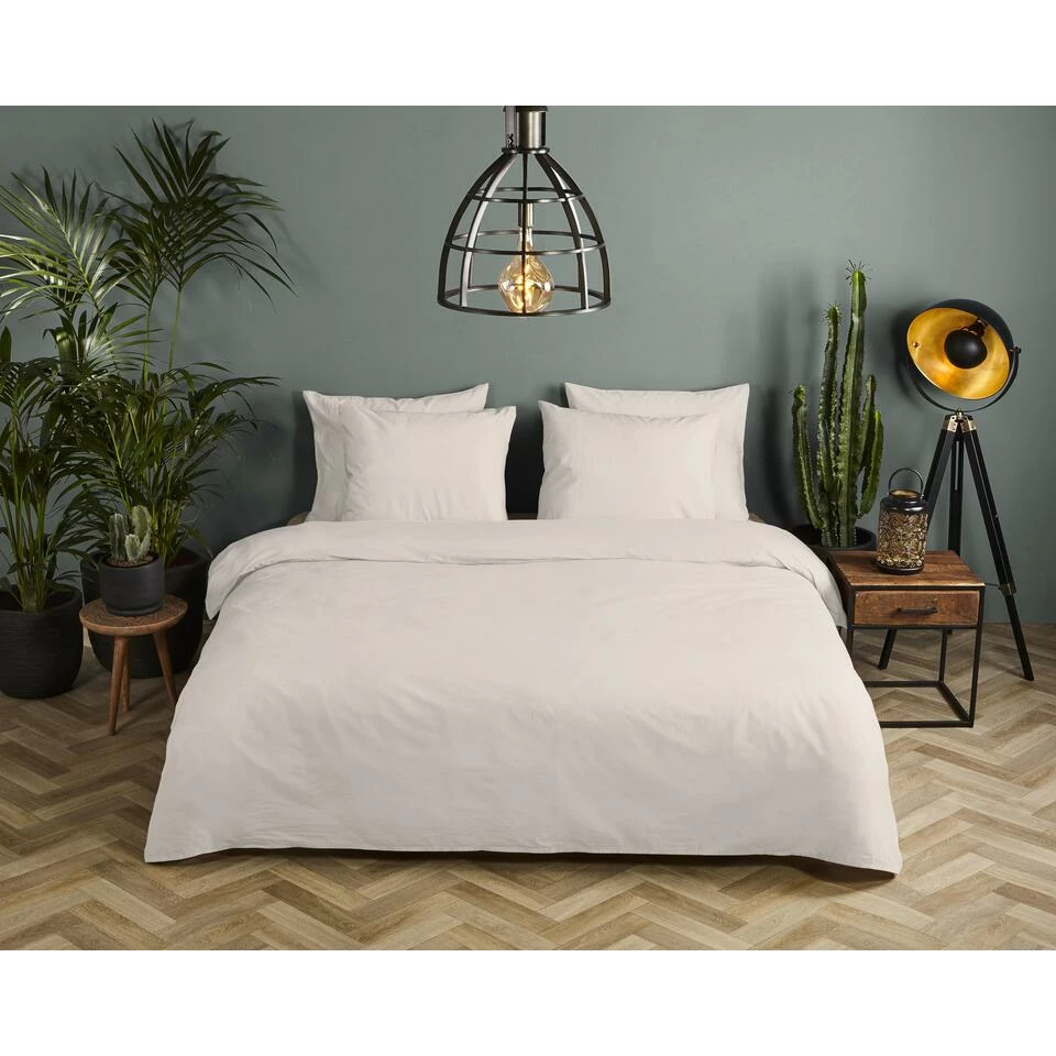HIP Dekbedovertrek "" - Zand - (200x220 Cm) 4 HIP Dekbedovertrek "" - Zand - (200x220 Cm) - Afbeelding 2