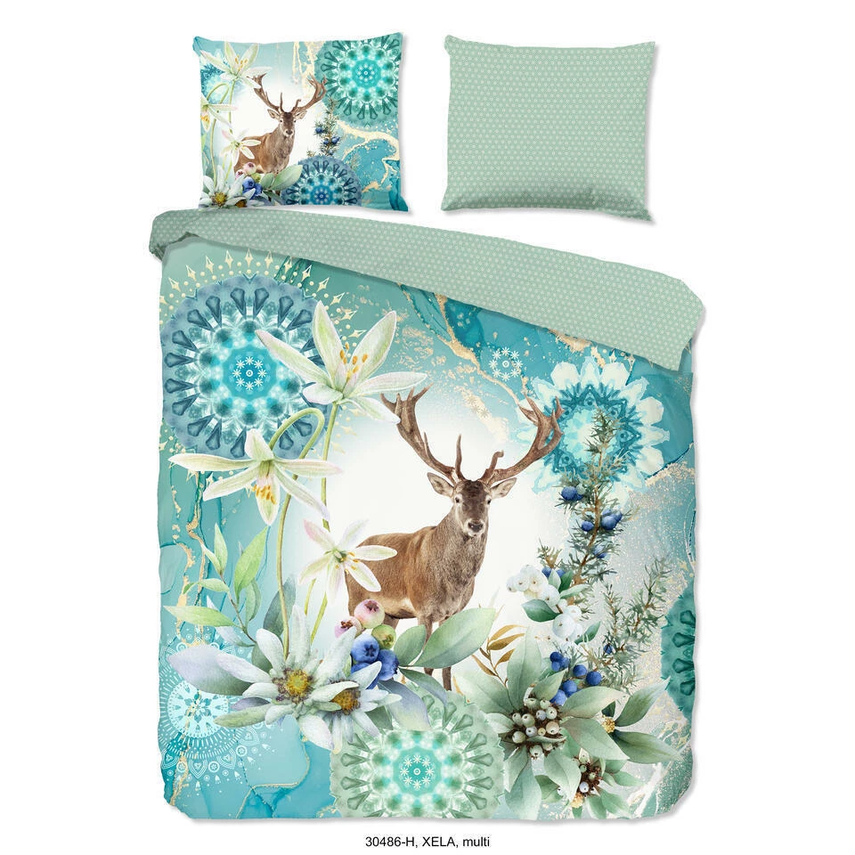 HIP Dekbedovertrek "Xela" - Multi - (140x220 Cm) 3 HIP Dekbedovertrek "Xela" - Multi - (140x220 Cm)