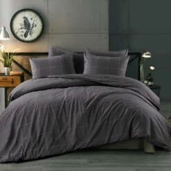 Day Dream Duuk - Dekbedovertrek - Lits-jumeaux - 240x200/220 Cm - Grijs -Cinderella Winkel 1000097212 0101