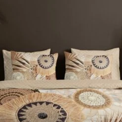 HIP Dekbedovertrek "Raeni" - Taupe - (140x220 Cm) -Cinderella Winkel 1000097571 0102