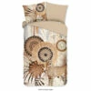 HIP Dekbedovertrek "Raeni" - Taupe - (140x220 Cm) -Cinderella Winkel 1000097571