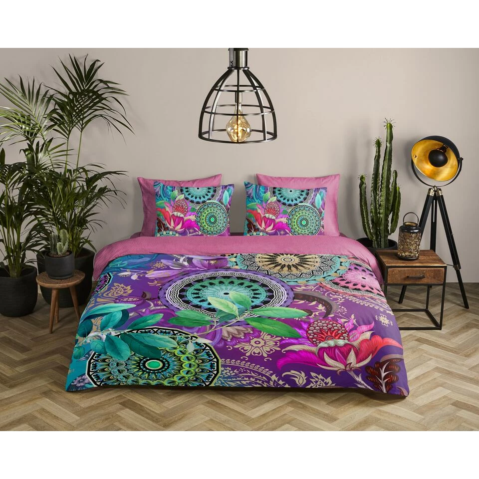 HIP Dekbedovertrek "Axelle" - Multi - (200x220 Cm) 4 HIP Dekbedovertrek "Axelle" - Multi - (200x220 Cm) - Afbeelding 2