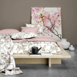 Satin D'Or Dekbedovertrek Viola Rose Taupe-140x200/220 -Cinderella Winkel 1000097718 0102