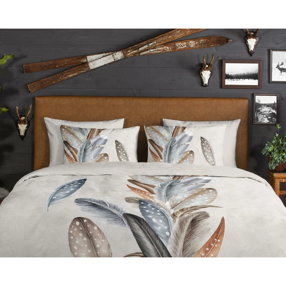 Good Morning Dekbedovertrek "Eina" - Zand - (240x220 Cm) 5 Good Morning Dekbedovertrek "Eina" - Zand - (240x220 Cm) - Afbeelding 3