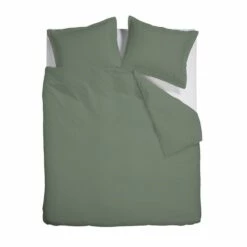 Ambiante Dekbedovertrek Bamboo Uni Green-1-persoons (140 X 200/220 Cm)