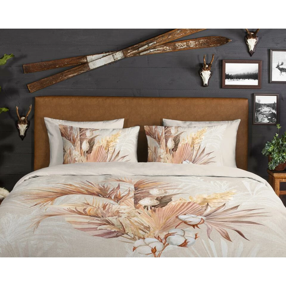 Good Morning Dekbedovertrek "Gia" - Zand - (140x220 Cm) 5 Good Morning Dekbedovertrek "Gia" - Zand - (140x220 Cm) - Afbeelding 3