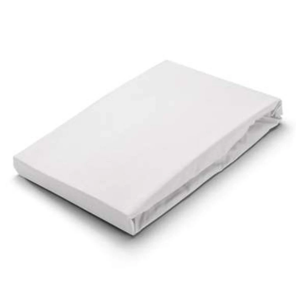 Dindi Home - Hoeslaken Basic Beauty - 140x200 Cm - Wit 4 Dindi Home - Hoeslaken Basic Beauty - 140x200 Cm - Wit - Afbeelding 2