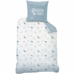 Hoe Tem Je Een Draak Riders Dekbedovertrek - Eenpersoons - 140 X 200 Cm - Multi -Cinderella Winkel 1140336920 0102