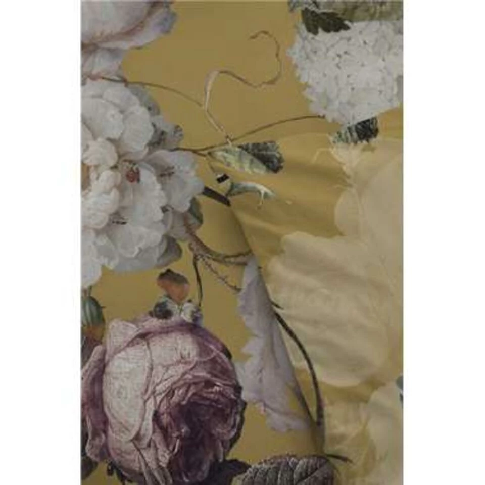 Byrklund - Dekbedovertrek Flowers United - 140x220 Cm - Okergeel 4 Byrklund - Dekbedovertrek Flowers United - 140x220 Cm - Okergeel - Afbeelding 2
