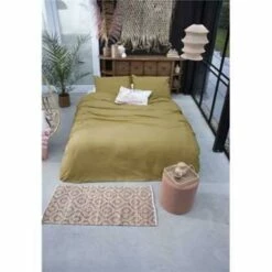 Walra - Dekbedovertrek Basic & Tough - 200x220 Cm - Honing Mosterd -Cinderella Winkel 1198355313 0103