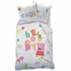 Peppa Pig Memphis Dekbedovertrek - Eenpersoons - 140 X 200 Cm - Multi -Cinderella Winkel 1215061405