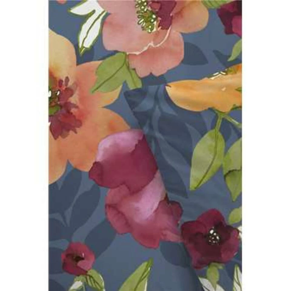 Byrklund - Dekbedovertrek Flowering Peonies - 140x220 Cm - Blauw 4 Byrklund - Dekbedovertrek Flowering Peonies - 140x220 Cm - Blauw - Afbeelding 2