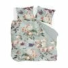 Byrklund - Dekbedovertrek Flowers United - 200x220 Cm - Mint