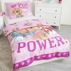 PAW Patrol Pup Power Dekbedovertrek - Eenpersoons - 140x200 Cm - Roze -Cinderella Winkel 1284376640 0102