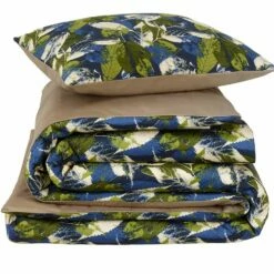 De Witte Lietaer Dekbedovertrek Elm - 140 X 200/220 Cm - Groen -Cinderella Winkel 1302374053 0103