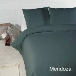 Papillon Deluxe+ Dekbedovertrek Mendoza - 140x200/220 Cm - Groen 7 Papillon Deluxe+ Dekbedovertrek Mendoza - 140x200/220 Cm - Groen -Cinderella Winkel 1322118393 0101