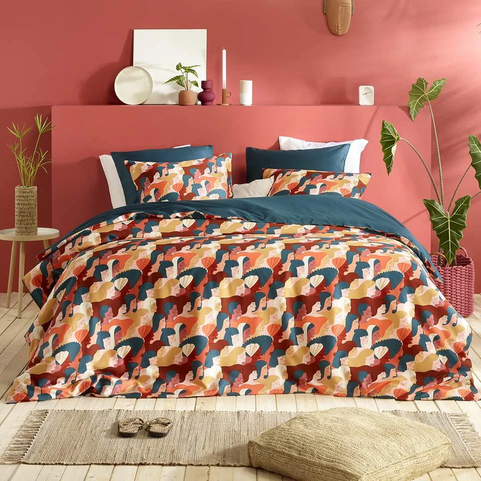 De Witte Lietaer Dekbedovertrek Anaïs - 140 X 200/220 Cm - Groen 4 De Witte Lietaer Dekbedovertrek Anaïs - 140 X 200/220 Cm - Groen - Afbeelding 2