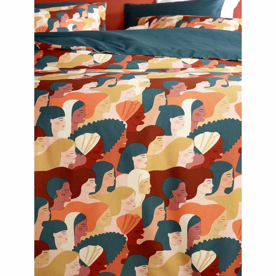 De Witte Lietaer Dekbedovertrek Anaïs - 140 X 200/220 Cm - Groen 5 De Witte Lietaer Dekbedovertrek Anaïs - 140 X 200/220 Cm - Groen - Afbeelding 3