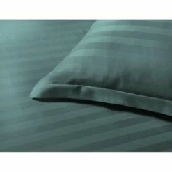 Papillon Dekbedovertrek Satijn Streep - 240x200/220 Cm - Groen -Cinderella Winkel 1340156970 0102