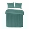 Papillon Dekbedovertrek Satijn Streep - 240x200/220 Cm - Groen -Cinderella Winkel 1340156970