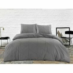 Papillon Dekbedovertrek Canberra - 140x200/220 Cm - Grijs -Cinderella Winkel 1380843878 0101
