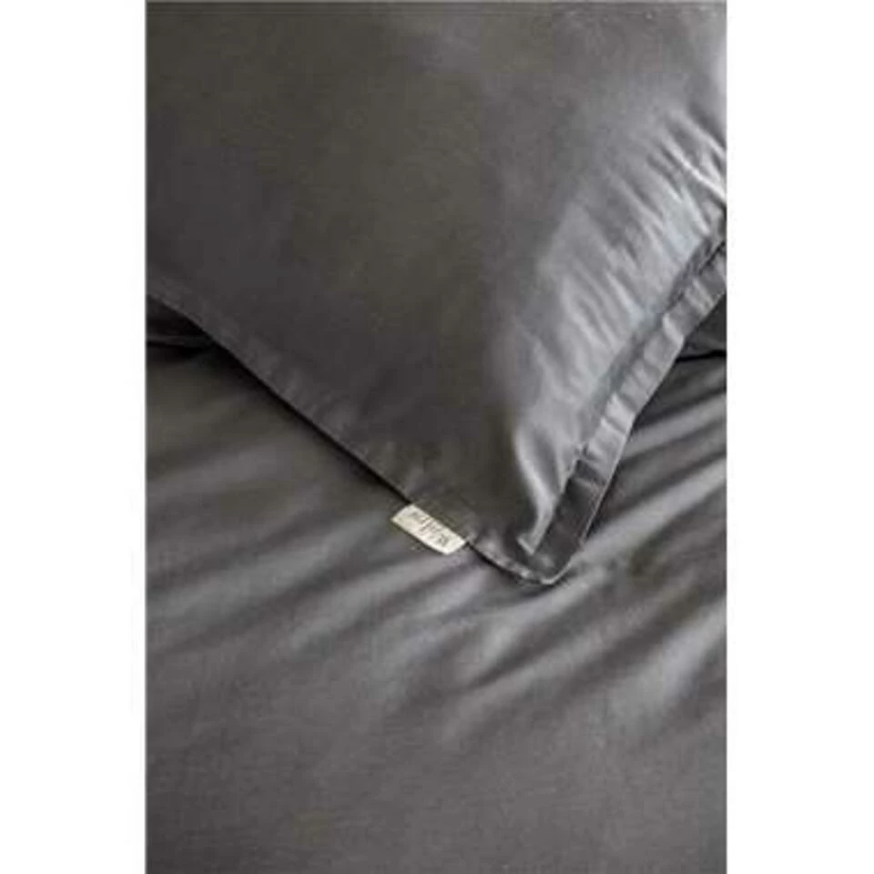 Walra - Dekbedovertrek Vintage Satin - 140x220 Cm - Antraciet 5 Walra - Dekbedovertrek Vintage Satin - 140x220 Cm - Antraciet - Afbeelding 3