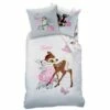 Disney Bambi Retro - Dekbedovertrek - Eenpersoons - 140 X 200 Cm - Wit 1 Disney Bambi Retro - Dekbedovertrek - Eenpersoons - 140 X 200 Cm - Wit -Cinderella Winkel 1392096376