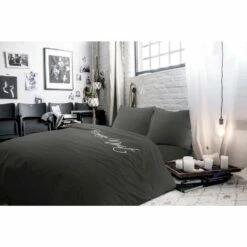 Papillon Deluxe Dekbedovertrek Napier - 140x200/220 Cm - Grijs 7 Papillon Deluxe Dekbedovertrek Napier - 140x200/220 Cm - Grijs -Cinderella Winkel 1434203789 0101