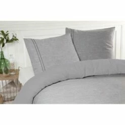 Papillon Deluxe Milford Dekbedovertrek - 200x200/220 Cm - Grijs -Cinderella Winkel 1450615959 0102