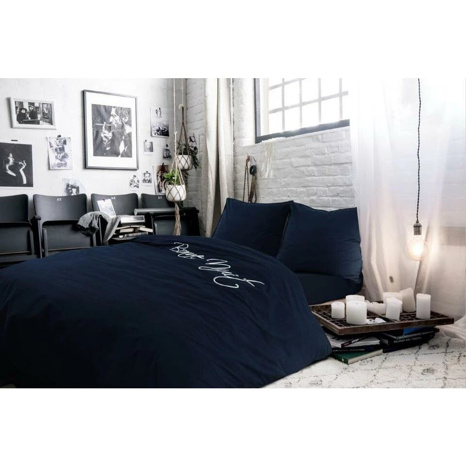 Papillon Deluxe Dekbedovertrek Napier - 140x200/220 Cm - Blauw 4 Papillon Deluxe Dekbedovertrek Napier - 140x200/220 Cm - Blauw - Afbeelding 2